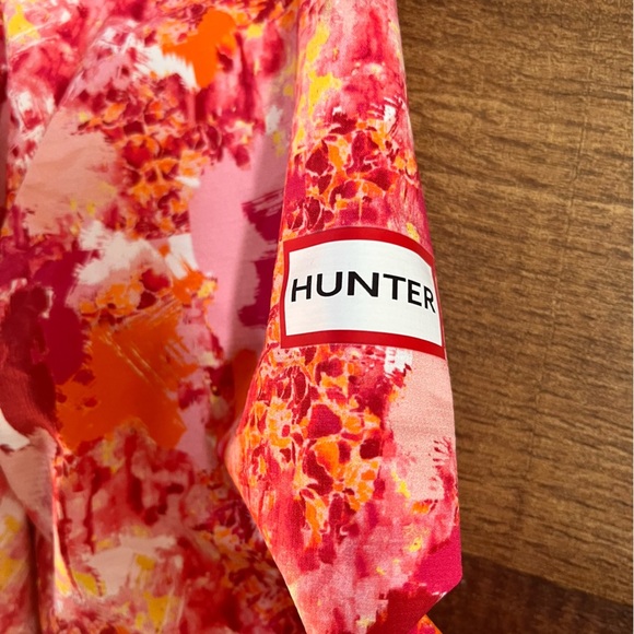 Hunter for target girl waterproof windbreaker jacket w/hood Sz large orange - Picture 8 of 8